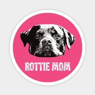 Rottie Mom Rottweiler Design Magnet